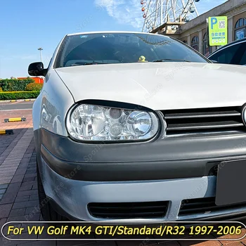 Для Volkswagen VW Golf 4 Mk4 GTI TDI SDI R32 1997-2006 Автомобильные Фары Брови Веки Крышка Отделка Декоративная наклейка Аксессуары