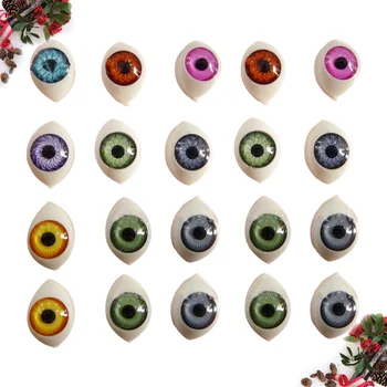 Защитные глазки для глазных яблок: 100ШТ имитированных глазных яблок в виде полусферы, мультяшные смешные глазные яблоки, смешанные воздушные шары для выпускного вечера