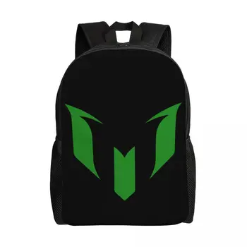 Зеленые футбольные рюкзаки Messis Soccer для женщин и мужчин, Водонепроницаемые Школьные сумки для колледжа, сумки для книг с принтом