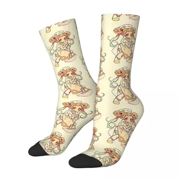 Зимние носки унисекс в стиле аниме Яширо Ненэ, связанные с туалетом, Велосипедные Счастливые Носки в уличном стиле Crazy Sock