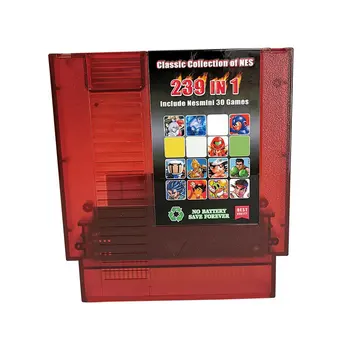 Игровая карта 239 в 1 для игровой консоли NES с картриджами для видеоигр, позволяющая экономить на многих играх