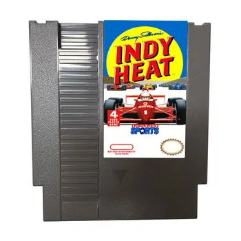 Игровой картридж Danny-sullivans-indy-heat с 72 контактами для 8-разрядных игровых консолей NES NTSC и PAl