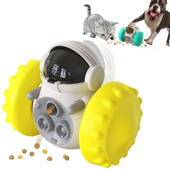 Игрушки-пазлы для собак, Забавная игрушка, диспенсер для лакомств для домашних собак, кошек, Корм для домашних животных, интерактивный стакан, медленная подача, принадлежности для дрессировки собак