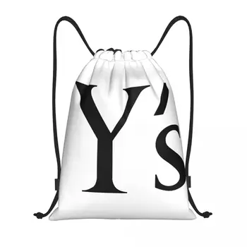 Изготовленная на заказ сумка на шнурке Yohji Yamamoto для тренировок Рюкзаки для Йоги Мужские Женские Спортивные сумки для спортзала