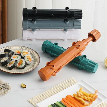 Инструмент для раскатки овощей и мяса Цилиндрическая форма для суши-роллов Кухонный инструмент для суши для легкого приготовления суши-роллов Набор для начинающих Суши