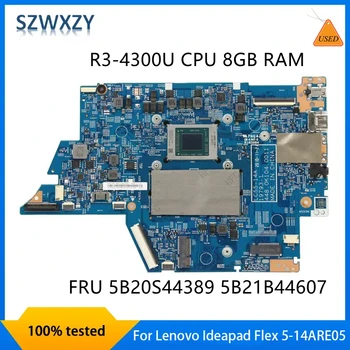 ИСПОЛЬЗУЕТСЯ для материнской платы ноутбука Lenovo Ideapad Flex 5-14ARE05 с процессором R3-4300U 8 ГБ оперативной памяти LC55-14A 19793-1 FRU 5B20S44389 5B21B44607