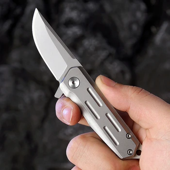 Карманные ножи ручной работы из стали Mini D2 EDC, небольшой тактический охотничий нож для самообороны, Складной острый походный нож