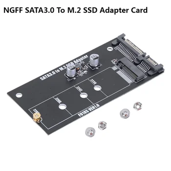 Карта адаптера SSD NGFF SATA3.0 К M.2 22-Контактный Конвертер SSD-адаптера Не Требуются Драйверы Программного Обеспечения Быстрая Передача Данных для ПК Ноутбука