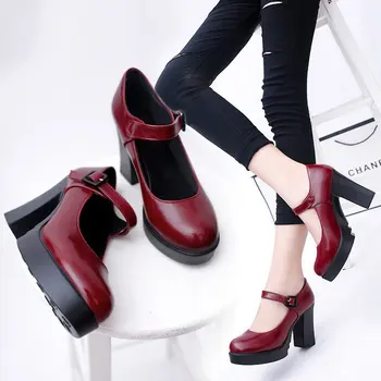 Кожаные туфли на высоком каблуке, сандалии с мелким носком, женская рабочая одежда с круглым носком и мягкой подошвой, профессиональный повседневный блок в африканском стиле длиной 3 см