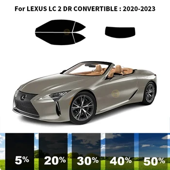 Комплект для УФ-тонировки автомобильных окон из нанокерамики для LEXUS LC 2 DR с откидным верхом 2020-2023 гг.