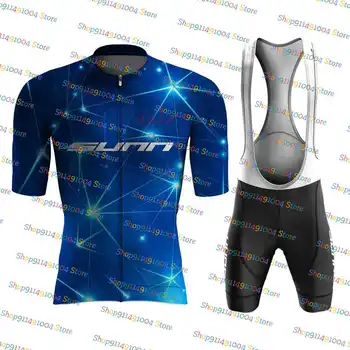 Комплект из джерси Sunn для велоспорта 2023 года, велосипедная одежда с коротким рукавом, мужские дорожные рубашки, велосипедная одежда MTB, майо