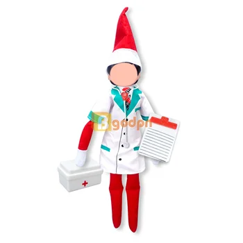Кукольный домик миниатюрный белый ангел одежда доктора медсестра одежда набор инструментов доктор игрушка одежда