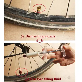 Латексный шланг Presta для удаления сердцевины герметика для шин и велосипедов