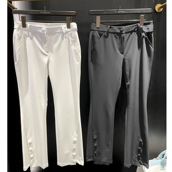 Летние женские брюки для гольфа Женский комплект Женская корейская версия облегающих женских брюк для гольфа Женские брюки с эластичной высокой талией