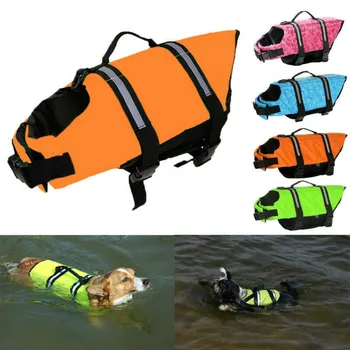 Летний спасательный жилет для собак, светоотражающая одежда для домашних животных, купальники для щенков, Спасательный жилет для собак, защитный купальный костюм, принадлежности для собак