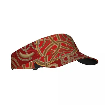 Летняя Солнцезащитная шляпа С регулируемым козырьком, Защищающая от ультрафиолета, Сверху Пустая спортивная солнцезащитная кепка Trickle