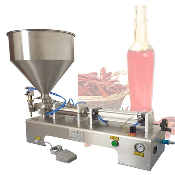 Машина для наполнения шампунем, мылом, водой, гелем алоэ Вера, пневматическая машина для количественного наполнения медом.