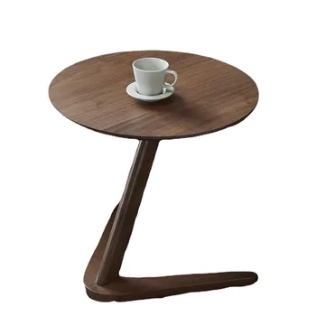 Мебель для домашнего столика, круглый кофейный столик для гостиной, маленькая прикроватная тумбочка, минималистичный маленький письменный стол