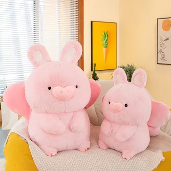 Милая Розовая подушка-свинья, подушка для дивана в гостиной, Мультяшные Плюшевые игрушки, Куклы, Мягкая подушка для животных, подарок на День рождения для девочек