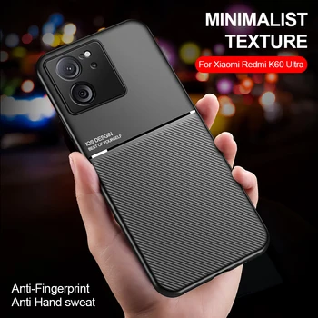 Минималистичный Автомобильный Магнитный Чехол Для Xiaomi Redmi K60 Ultra RedmiK60 Extreme Edition K60Ultra 5G Camera Protect Soft Anti-fall Funda