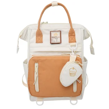 Многофункциональный женский рюкзак на двойной молнии, школьные сумки для девочек-подростков, студенческая сумка для мальчиков, ноутбук, милая Mochila