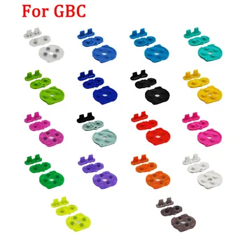 Многоцветные Высококачественные Оригинальные Кнопки С Токопроводящими Резиновыми Накладками, Сменные Аксессуары Для Кнопок GameBoy Color GBC