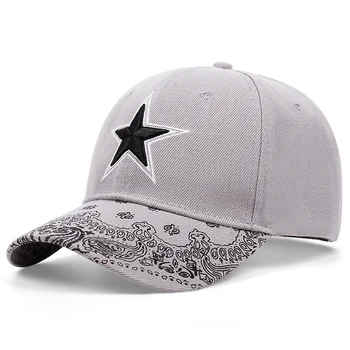 Модные бейсболки с пятиконечной звездой для мужчин, летняя дышащая спортивная кепка с козырьком, повседневная мужская кепка Kpop для папы-дальнобойщика