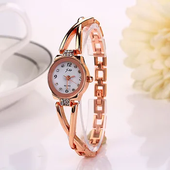 Модные женские часы-браслет для девочек, кварцевые женские наручные часы из сплава, Элегантные женские часы, женские наручные часы, механические часы