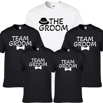 Мужская футболка Groom Squad Team Groom Wedding Party NK004