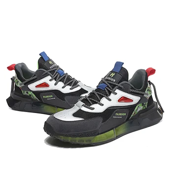 Мужские модные кроссовки для бега и ходьбы, мужская повседневная спортивная обувь, Сетчатые Дышащие Удобные Zapatillas De Hombre