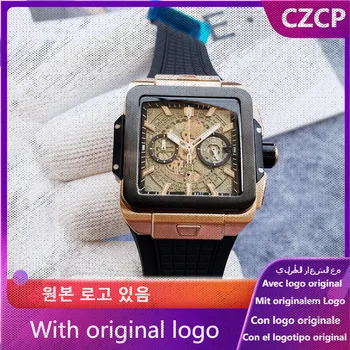 Мужские часы CZCP 904l Кварцевые часы из нержавеющей стали 44 мм-HB