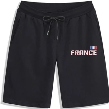 Мужские шорты сборной Франции, мужские ретро-шорты French Pride, мужские крутые мужские шорты с принтом, летняя уличная футболка