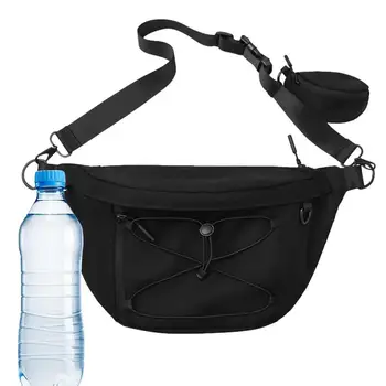 Нагрудная сумка, нейлоновая нагрудная сумка через плечо для женщин и мужчин, многоцелевой водонепроницаемый рюкзак, слинг для пеших прогулок, путешествий, скейтбординга