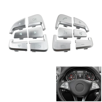 Накладка кнопки рулевого колеса автомобиля для Mercedes Benz GLS GLE Автомобильные Запасные Аксессуары