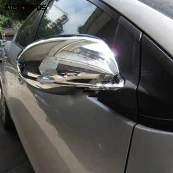 Накладка на зеркало заднего вида для Mazda 3 6 M3 M6 2009 2010 2011 2012 Хромированный протектор зеркала боковой двери Аксессуары для стайлинга автомобилей
