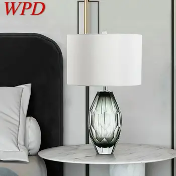 Настольная лампа WPD Nordic Modern Glaze Модное Искусство Гостиная Спальня Отель LED Индивидуальность Оригинальность Настольная лампа