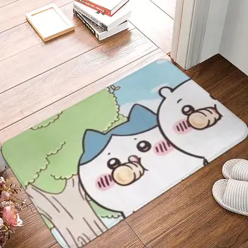 Нескользящий коврик Chiikawa для беременных, коврик для ванной, кухонный коврик, ковер для молитв, декор для помещений с рисунком