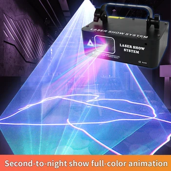 Новая анимационная лазерная лампа, сценическое освещение диско-ди-джея, лампы-вспышки для проектора KTV Party Show