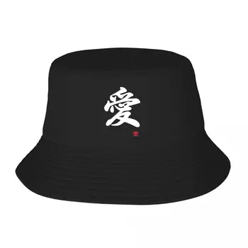 Новая шляпа-ведро Love, аниме-шляпа, бейсболка, аниме-шляпы в стиле хип-хоп, мужские и женские шляпы