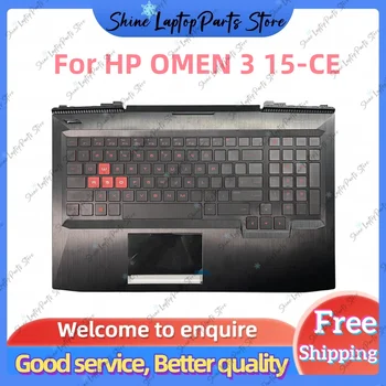 Новинка для ноутбука HP OMEN 3 TPN-Q194 15-CE 15-CE002TX с ЖК-дисплеем, подставкой для рук, верхним корпусом, крышкой C подсветкой корпуса, клавиатурой США 929479-001