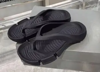 Новые мужские черно-белые тапочки в елочку из ЭВА, Унисекс, Нескользящие дышащие пляжные туфли для отдыха