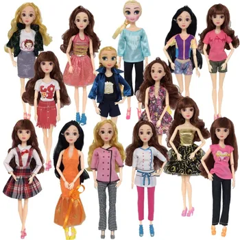 Одежда для куклы Модное платье, юбка, брюки, одежда для куклы Барби, аксессуары для куклы 11,8 дюймов, игрушки для девочек, подарки