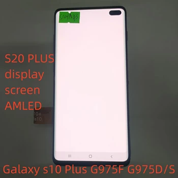 Оригинальный ЖК-экран Galaxy s10 Plus AMOLED, подходящий для моделей G975F и G975D /S, С сенсорным дисплеем в черную точку