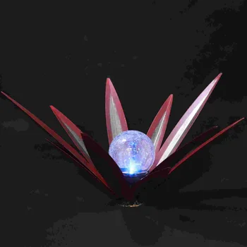 Оформление сада Поддельный светодиодный светильник Искусственные украшения Маленькая Текила из Агавы Реалистичное железо