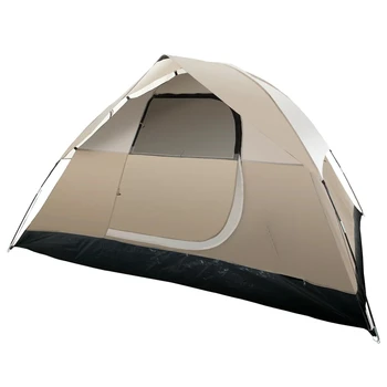 Палатка, водонепроницаемая купольная палатка для кемпинга со съемной сумкой от дождя и сумкой для переноски, палатка для 4 человек на походной плите на открытом воздухе
