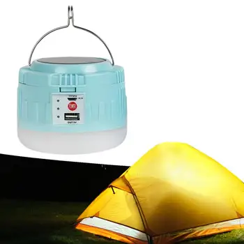 Перезаряжаемый фонарь для кемпинга Солнечная Наружная USB-аккумуляторная лампа Портативные фонари для сада, патио, палатка, лампа для пеших прогулок, рыбалки