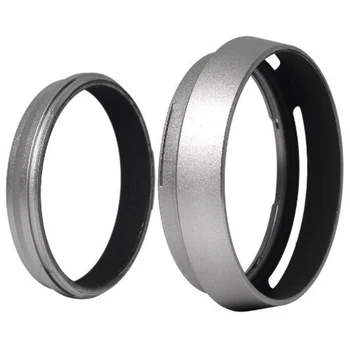 Переходное кольцо фильтра + алюминиевая металлическая бленда объектива для FinePix X100 Заменить LH-X100 LF91