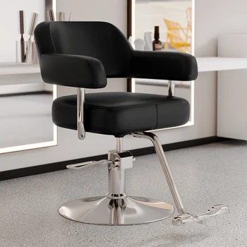 Подставка для ног Кресло для салона красоты, Парикмахерское кресло, спинка для педикюра, вращающееся кресло для профессиональной работы Taburete Ruedas Furniture Salon LJ50BC