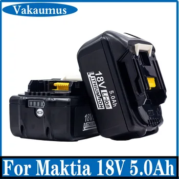 Подходит для Makita 18 В Литиевая батарея 5000 мАч BL1830 B 1840 1850 Ручная электрическая дрель гаечный ключ электроинструмент