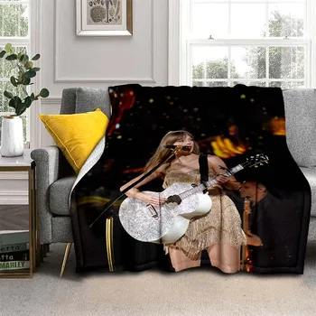 Популярная певица Тейлор модный диван с принтом, тонкое одеяло, чехол для кондиционера, одеяла для кроватей, настраиваемые одеяла для кроватей